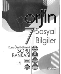 ORJİN SOSYAL BİLGİLER KONU ÖZETLİ SORU BANKASI