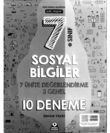 SOSYAL BİLGİLER 7 ÜNİTE DEĞERLENDİRME 10 DENEME