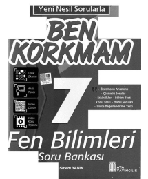 BEN KORKMAM FEN BİLİMLERİ SORU BANKASI
