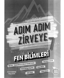 ADIM ADIM ZİRVEYE FEN BİLİMLERİ
