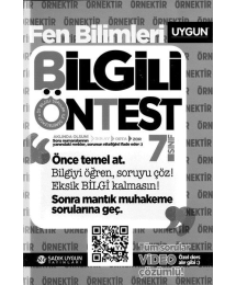 FEN BİLİMLERİ BİLGİLİ ÖNTEST