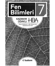 FEN BİLİMLERİ KAZANIM ODAKLI KONU ANLATIMI