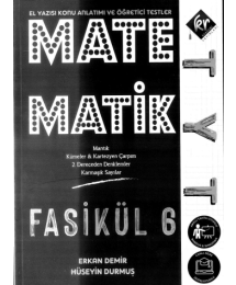 MATEMATİK FASİKÜL 6 (EL YAZISI KONU ANLATIMI VE ÖĞRETİCİSİ TESTLER)