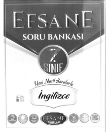 EFSANE SORU BANKASI YENİ NESİL SORULARLA İNGİLİZCE