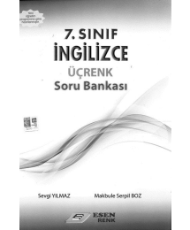 İNGİLİZCE ÜÇRENK SORU BANKASI Fotokopi.SHOP - Öğrencilerin Marketi!