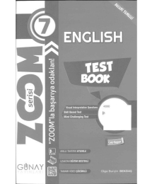 ENGLISH TEST BOOK ZOOM SERİSİ