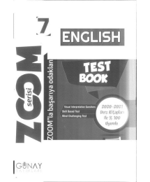 ENGLISH TEST BOOK ZOOM SERİSİ