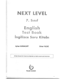 NEXT LEVEL ENGLISH TEST BOOK İNGİLİZCE SORU KİTABI