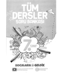 TÜM DERSLSER SORU BANKASI HOCALARA GELDİK