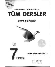 TÜM DERSLER SORU BANKASI
