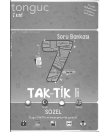 TAK-TİK'Lİ SÖZEL SORU BANKASI