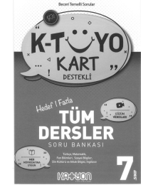 K-TÜYO KART DESTEKLİ TÜM DERSLER SORU BANKASI