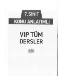 KONU ANLATIMLI VIP TÜM DERSLER