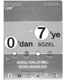 0'DAN 7'YE SÖZEL KONU ANLATIMLI SORU BANKASI