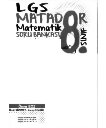 LGS MATADOR MATEMATİK SORU BANKASI