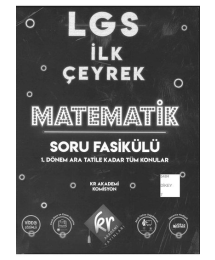 LGS İLK ÇEYREK MATEMATİK SORU FASİKÜLÜ