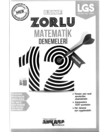 ZORLU MATEMATİK DENEMELERİ 12 DENEME