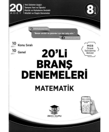 20'Lİ BRANŞ DENEMELERİ MATEMATİK