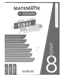 MATEMATİK 15 BRANŞ DENEMESİ