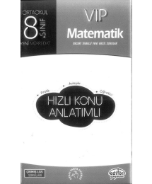 VIP MATEMATİK HIZLI KONU ANLATIMLI