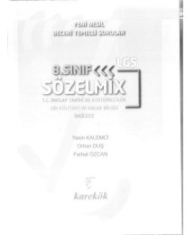 YENİ NESİL BECERİ TEMELLİ SORULAR LGS SÖZELMİX