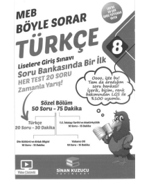 MEB BÖYLE SORAR TÜRKÇE SORU BANKASI