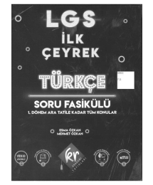 LGS İLK ÇEYREK TÜRKÇE SORU FASİKÜLÜ
