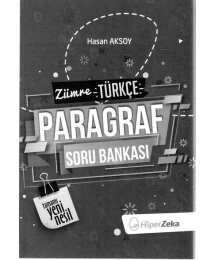 ZÜMRE TÜRKÇE PARAGRAF SORU BANKASI