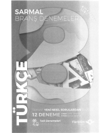 SARMAL BRANŞ DENEMELER TÜRKÇE 12 DENEME
