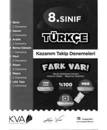 TÜRKÇE KAZANIM TAKİP DENEMELERİ FARK VAR