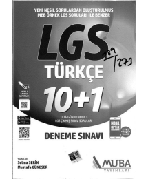 LGS TÜRKÇE 10+1 DENEME SINAVI