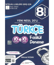 YENİ NESİL 20'Lİ TÜRKÇE FASİKÜL DENEME
