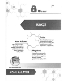 TÜRKÇE KONU ANLATIMI