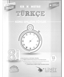 KRONOMETRE TÜRKÇE KONU ANLATIM FÖYLERİ