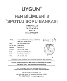 FEN BİLİMLERİ SPOTLU SORU BANKASI