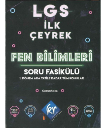 LGS İLK ÇEYREK FEN BİLİMLERİ SORU FASİKÜLÜ