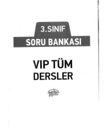 SORU BANKASI VIP TÜM DERSLER