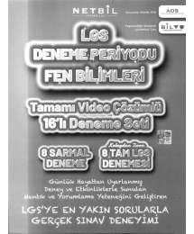LGS DENEME PERİYODU FEN BİLİMLERİ 16'LI DENEME SETİ