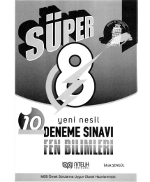 SÜPER YENİ NESİL DENEME SINAVI FEN BİLİMLERİ