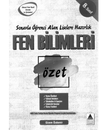 FEN BİLİMLERİ ÖZET