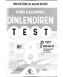 KONU KAZANIMLI DİN KÜLTÜRÜ VE AHLAK BİLİGİSİ TEST
