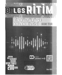 LGS RİTİM DİN KÜLTÜRÜ VE AHLAK BİLGİSİ SON TUR
