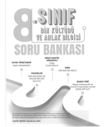 DİN KÜLTÜRÜ VE AHLAK BİLGİSİ SORU BANKASI