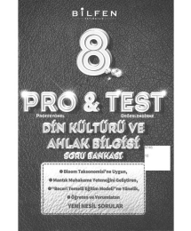 PRO & TEST DİN KÜLTÜRÜ VE AHLAK BİLGİSİ SORU BANKASI