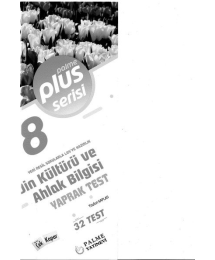 DİN KÜLTÜRÜ VE AHLAK BİLGİSİ YAPRAK TEST