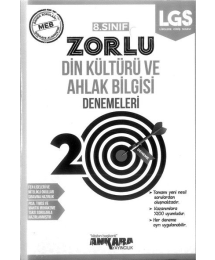 ZORLU DİN KÜLTÜRÜ VE AHLAK BİLGİSİ DENEMELERİ 20 DENEME