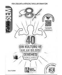 40 DİN KÜLTÜRÜ VE AHLAK BİLGİSİ DENEMESİ FASİKÜL FASİKÜL