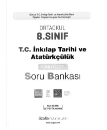 ORTAOKUL T.C. İNKILAP TARİHİ VE ATATÜRKÇÜLÜK SORU BANKASI