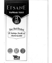 EFSANE YAPRAK TEST T.C. İNKILAP TARİHİ VE ATATÜRKÇÜLÜK