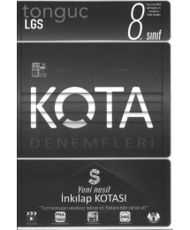 LGS KOTA DENEMELERİ YENİ NESİL İNKILAP KOTASI